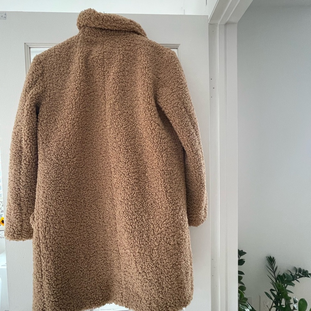 Zara Tan Teddy Jacket - Picture 8 of 9